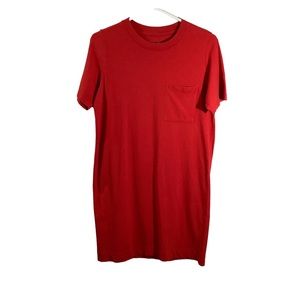 Everlane Cotton Short Sleeve T-Shirt Dress